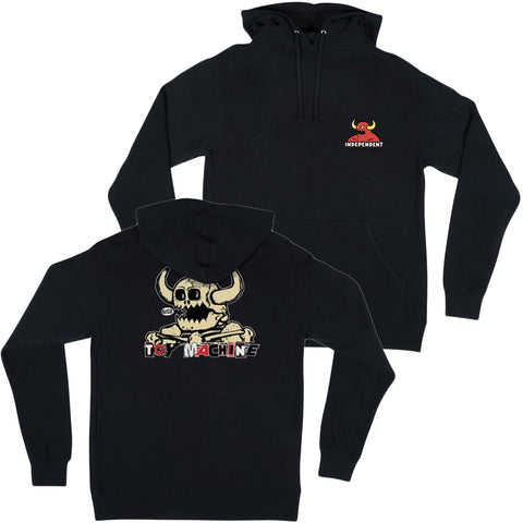 Indy x Toy Machine Mash Up Hoodie Black