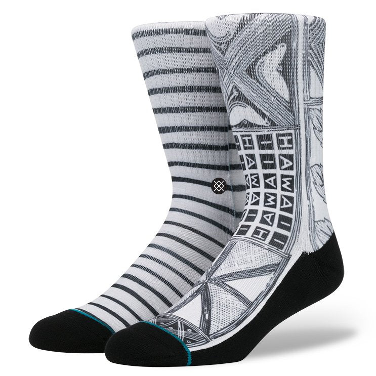 Stance Via Lopez Socks, White