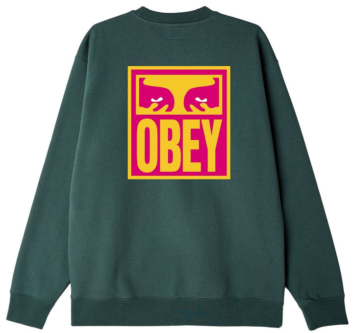 OBEY Eyes Icon II Crewneck, Alpine