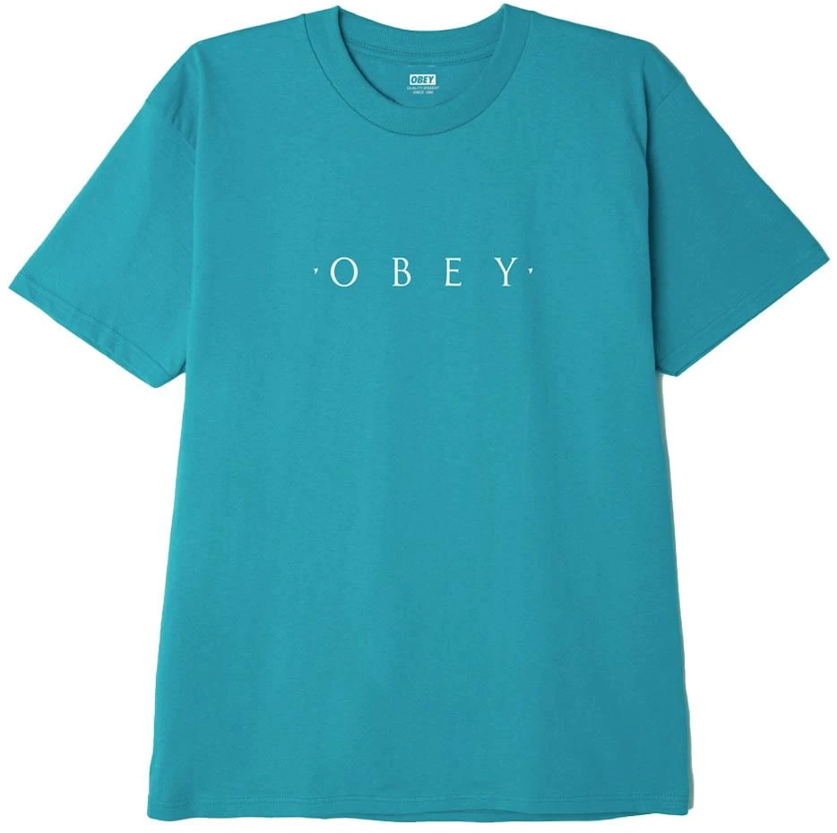 OBEY Novel Tee, Teal