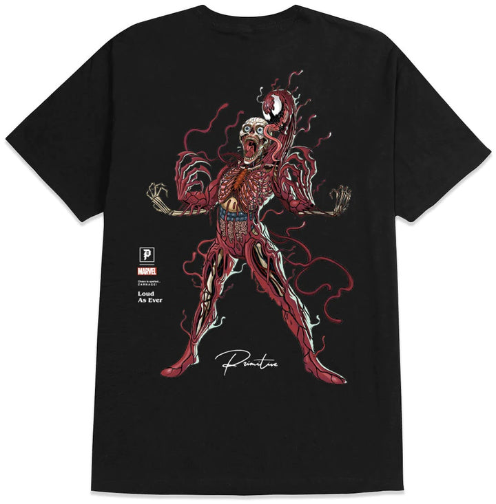 Primitive x Marvel Carnage Tee, Black