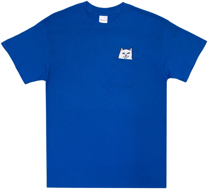 RIPNDIP Lord Nermal Pocket Tee, Royal Blue