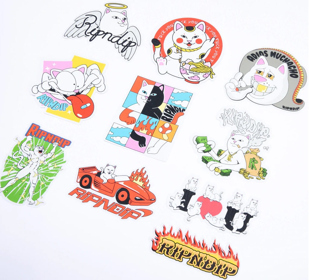 RIPNDIP Lucky Nerm 10 Sticker Pack