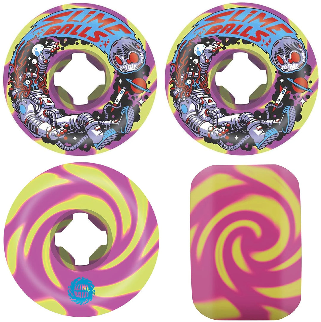 Slime Balls Astros Speed Balls 99A Purple Yellow 54mm