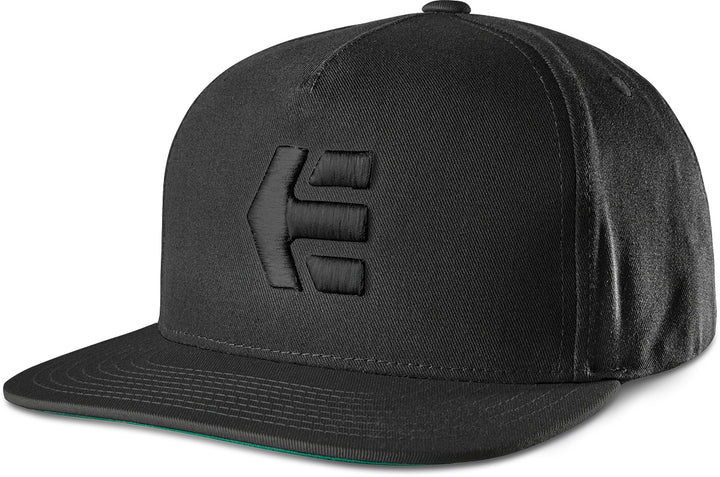 etnies Icon Snapback, Black Black