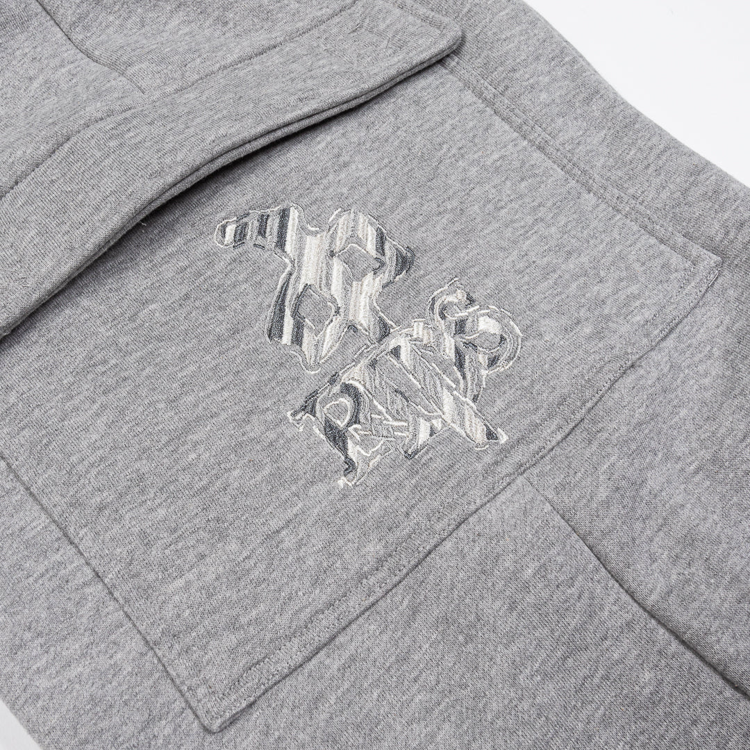 RDS OG Staggered Cargo Sweatpants, Athletic Heather