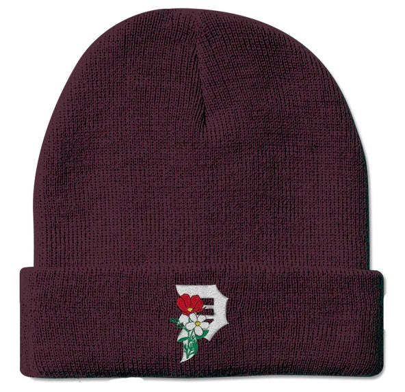 Primitive Dirty P Keeper Beanie, Burgundy